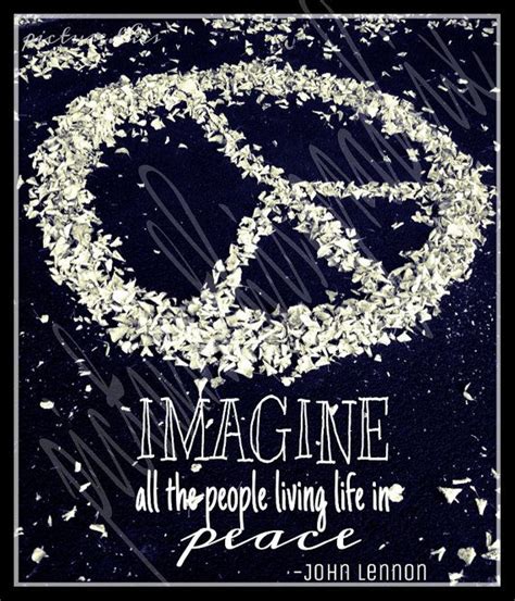 Imagine Peace John Lennon Quotes. QuotesGram