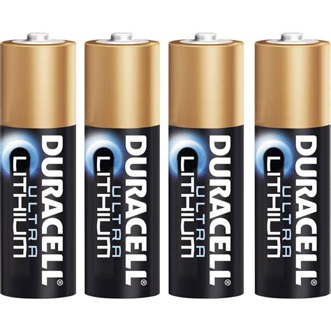 Duracell Lithium AA Battery x4 from Conrad.com