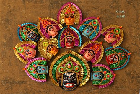 buy online chhau masks from bangal
