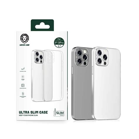 Green Lion Ultra Slim Case for iPhone 13 Pro Max-Protective Back cover