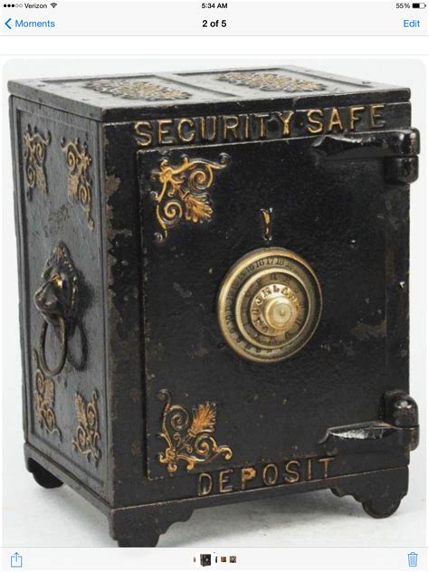 Vintage | Antique safe, Security safe, Bank safe