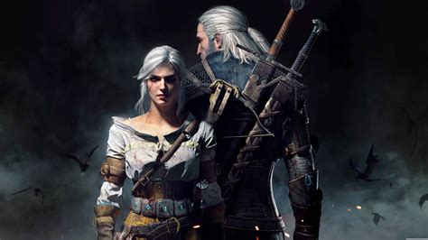 The Witcher 3 Wild Hunt Geralt And Ciri UHD 8K Wallpaper | Pixelz