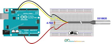 Temperature Sensor Arduino Circuit Diagram