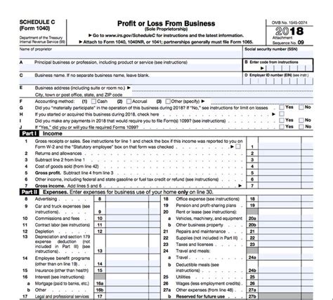 Income Tax Form Schedule C The 4 Secrets You Will Never Know About Income Tax Form Schedule ...