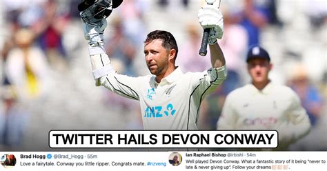 Twitter Erupts As New Zealand Opener Devon Conway Smashes Double-Century On Test Debut At The Lord's