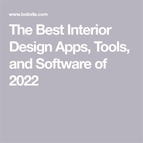 The best interior design apps tools and software of 2023 – Artofit