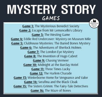 Fantasy, Mystery and Science Fiction Story Games - 56 Literary Genre Games