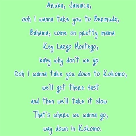 The Beach Boys - Kokomo - As I recall, the music video was filmed at the Grand Floridian at Walt ...