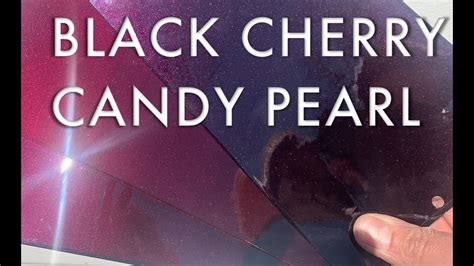 How To Make a Candy-Pearl Black Cherry Color - YouTube
