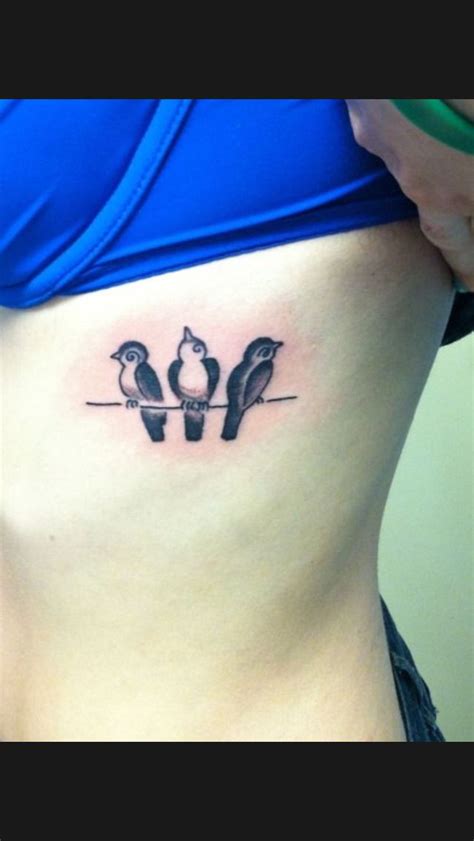 Three little birds tattoo | Tatuajes de moda, Nuevos tatuajes, Tatuajes ...