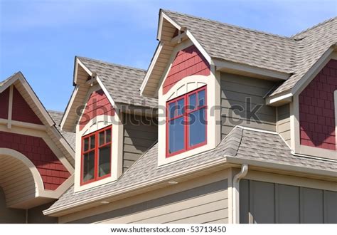 Gable Dormers Roof Residential House Stock Photo (Edit Now) 53713450