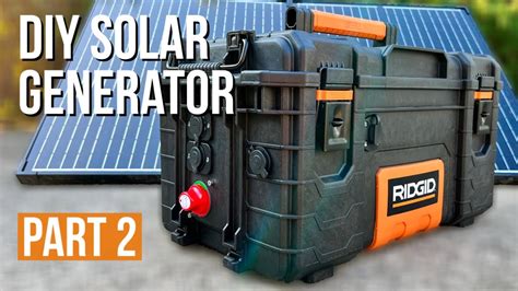 DIY Solar Generator - Part 2 - AC & Solar Charging - YouTube