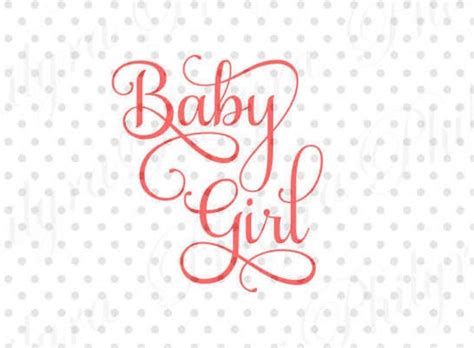 Baby Girl SVG Baby Svg Digital Cutting File