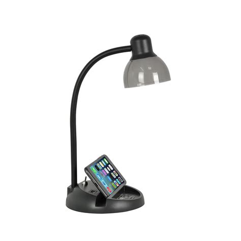 Mainstays LED Desk Lamp with USB Port and Storage Slots - Walmart.com - Walmart.com