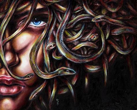 Medusa No. two Painting by Hiroko Sakai - Pixels