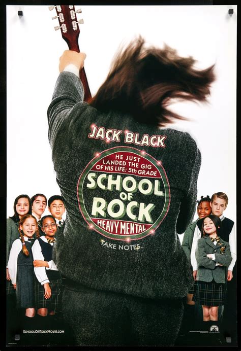 School of Rock (2003) Original One Sheet Movie Poster - Original Film Art - Vintage Movie Posters