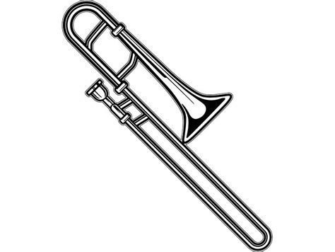 Trombone Clipart : Trombone day clipart - Clipground : Brass trombone ...