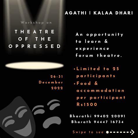 THEATRE OF THE OPPRESSED - Travel