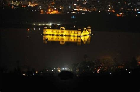 Night View of Jal Mahal From Hll - Picture of Jal Mahal, Jaipur ...