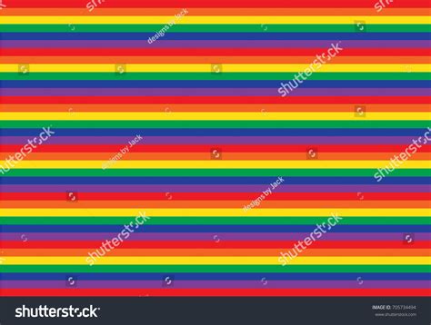 Rainbow Stripes Background Stock Vector (Royalty Free) 705734494 ...