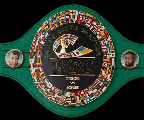 Mike Tyson vs. Roy Jones Jr. WBC belts produced - World Boxing News