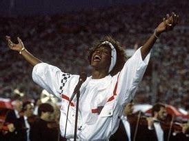 Whitney Houston set national anthem standard at 1991 Super Bowl (Video)