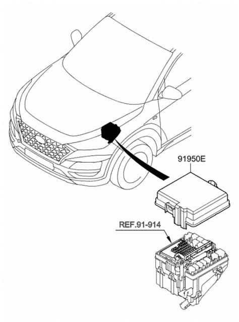 Front Wiring - 2019 Hyundai Tucson