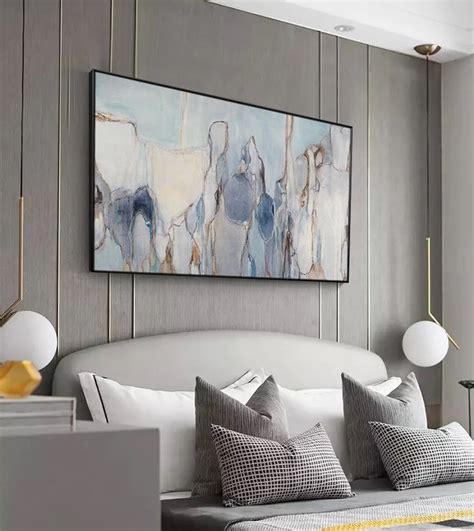 Modern Abstract Living Room Wall Art Vintage Subdued Palette Nordic ...