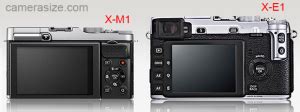 Fujifilm X-M1 vs X-E1 vs X-Pro1 Comparison