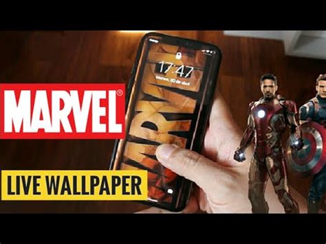 MARVEL Live Wallpaper on Iphone | Avengers Endgame Marvel Intro - YouTube