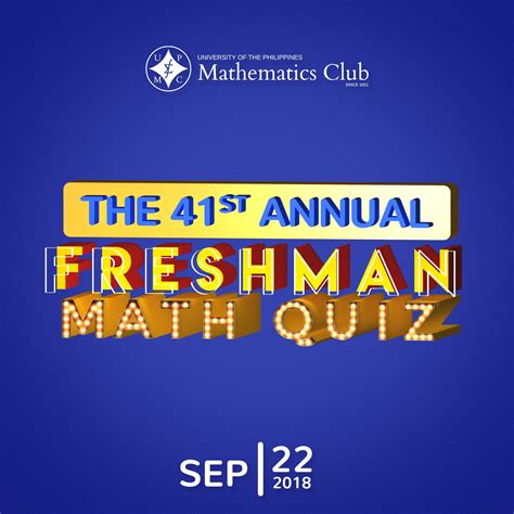 The Annual Freshman Math Quiz