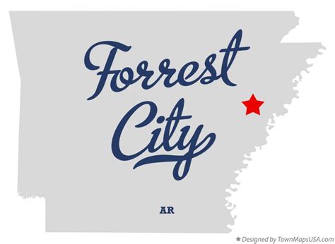 Forrest City Arkansas Map | Australia Map