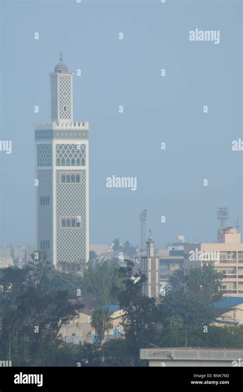 Africa, Senegal, Dakar. Capital city of Dakar, port area. Downtown ...