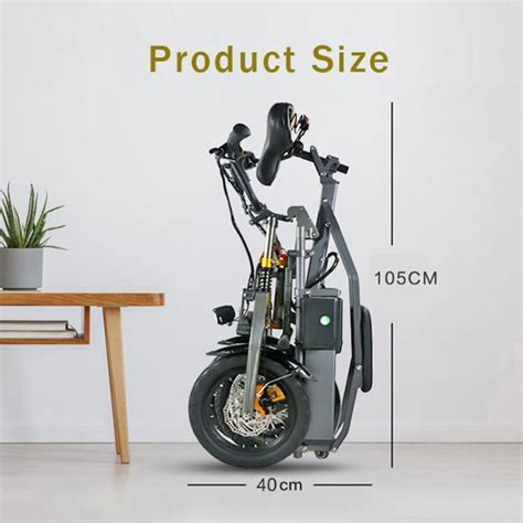 Fast Lightweight Three Wheel Electric Trike Convenient Easy Folding