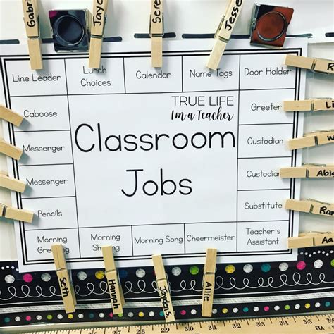 Classroom Job Chart, 5th Grade Classroom, Classroom Design, Future ...