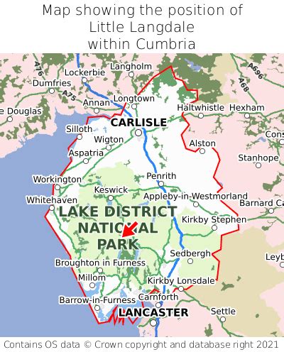 Where is Little Langdale? Little Langdale on a map