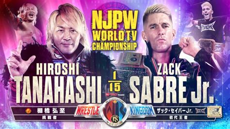 NJPW Wrestle Kingdom 18 results: Hiroshi Tanahashi def. Zack Sabre Jr.