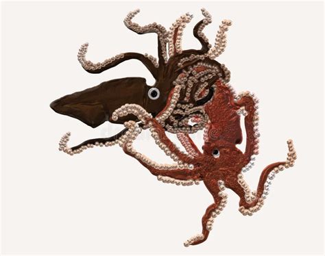 Octopus escaping stock image. Image of ocean, mollusk - 34655205