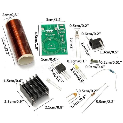 Buy DIY Mini Tesla Coil Kit 12V online in India, Fab.to.Lab