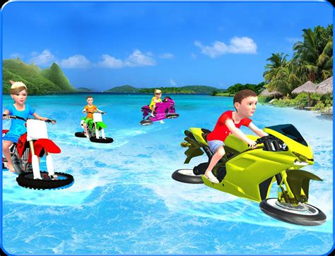 Kids Water Surfing Bike Racing APK Download - Free Simulation GAME for ...