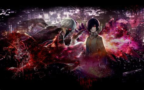 Touka and Kaneki wallpaper by OrkkeD on DeviantArt