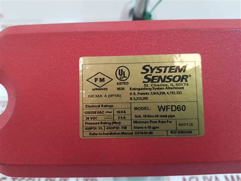 System Sensor Wfd60 Flow Switch – Aeliya Marine Tech®