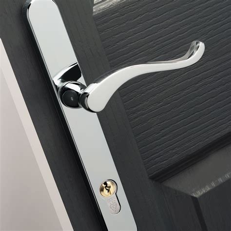 Doors & Door Hardware Chrome UPVC or Composite door handle by Fab n Fix DIY Materials Home ...