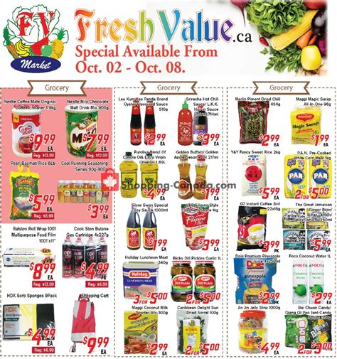 Fresh Value Canada, flyer - (Weekly Special Offer): October 2 - October ...