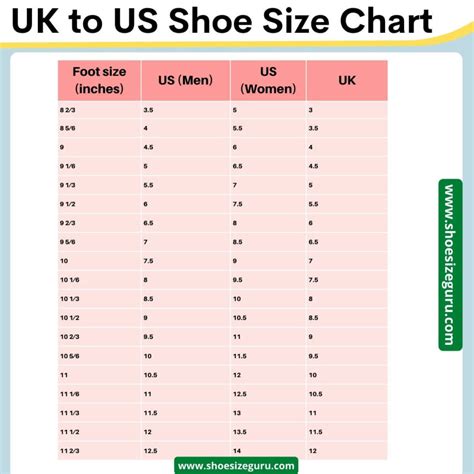 Shoe Size Conversion Charts & Table » US | UK | IND.| EURO