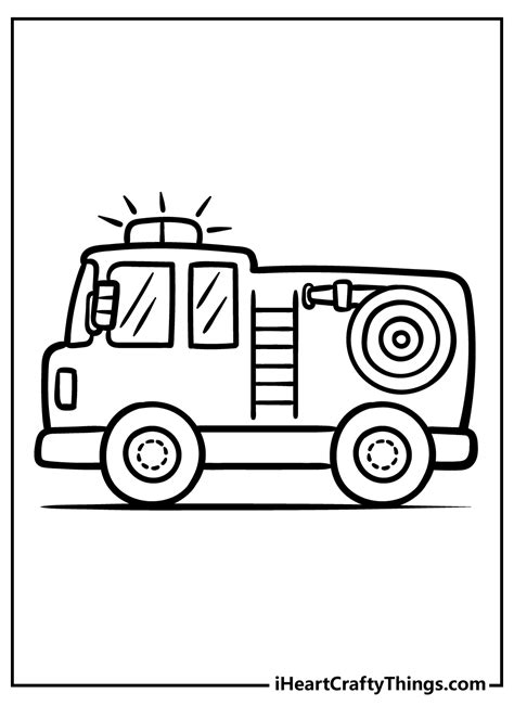 Fire Engines Coloring Pages