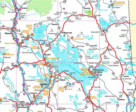 Maps Of Lake Winnipesaukee