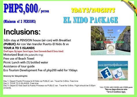 Complete El Nido Packages - Spur Travel PalawanSpur Travel Palawan