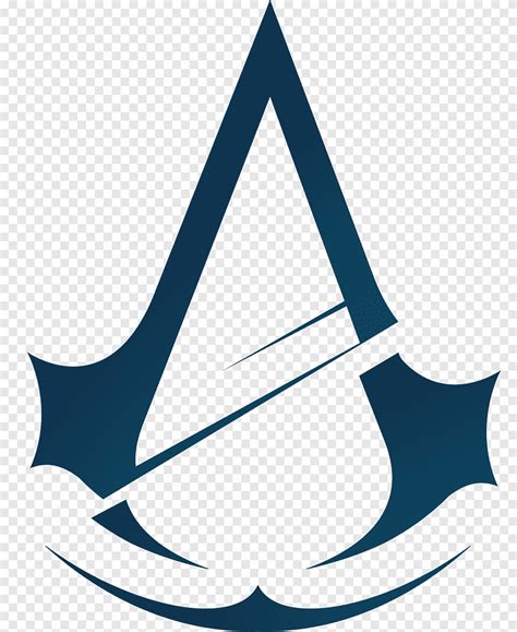 Assassin Creed Logo Resource, black and blue Assassin's Creed icon, png | PNGEgg