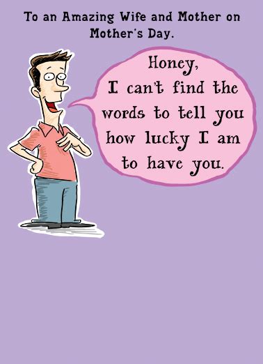 Funny Mother's Day Card - "How Lucky" from CardFool.com